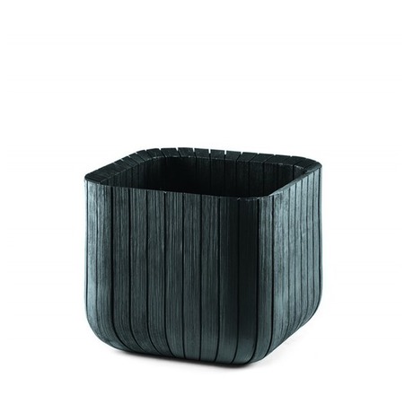 Květináč ratanový Keter Large Cube antracit - Keter Large Cube antracit (foto 1)