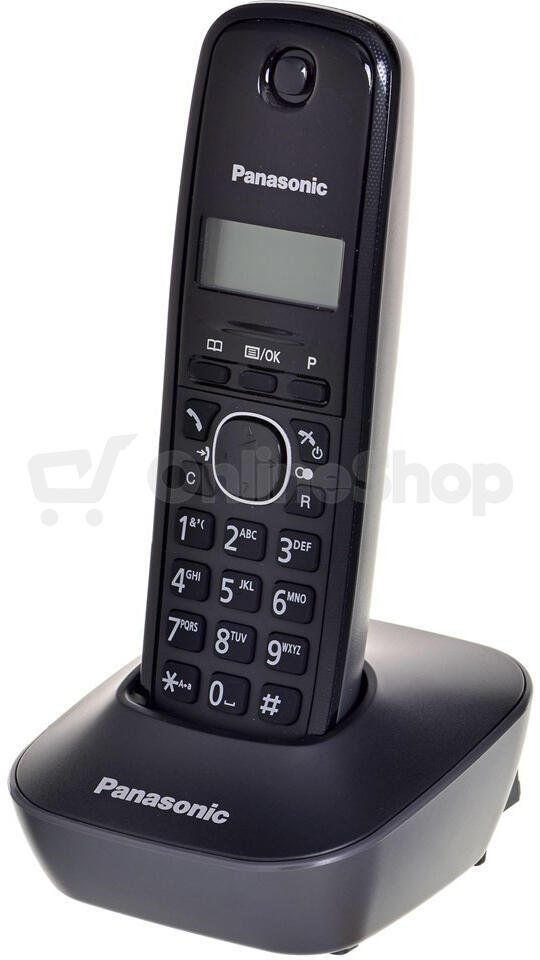 Domácí telefon Panasonic KX TG1611FXH DECT, černý