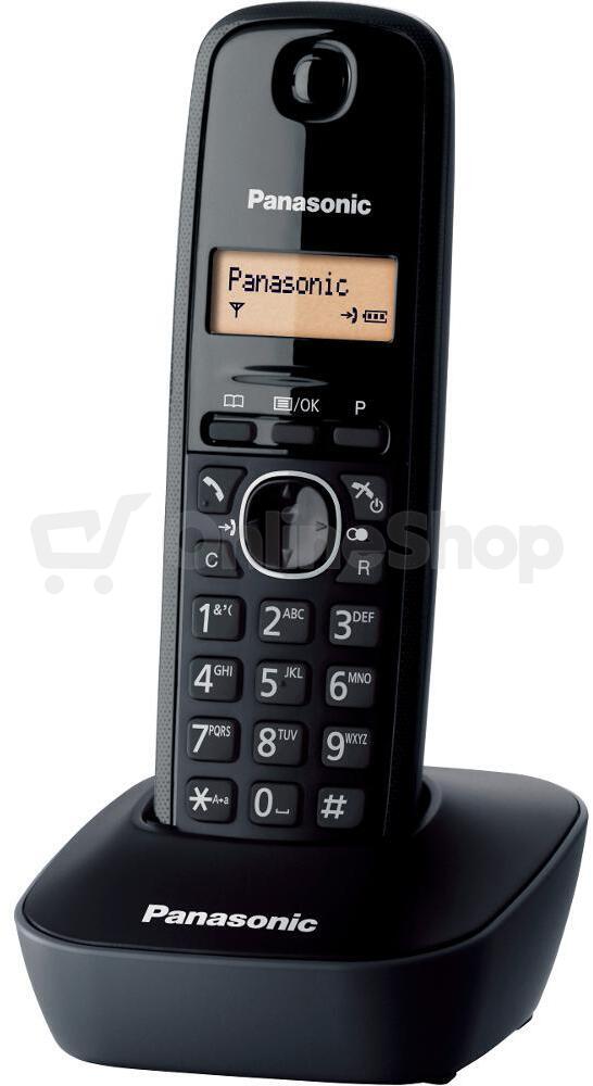 Domácí telefon Panasonic KX TG1611FXH DECT, černý