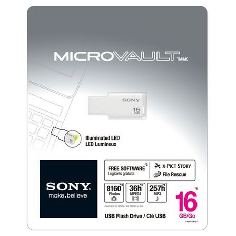 USM 16GM USB FLASH MICRO VAULT 16GB Sony