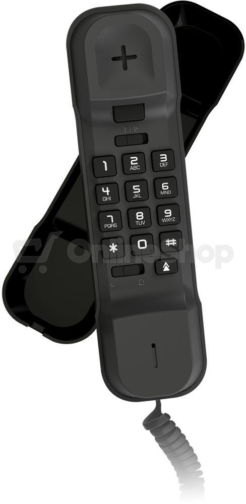 Klasický stolní telefon Alcatel Temporis 06 Black