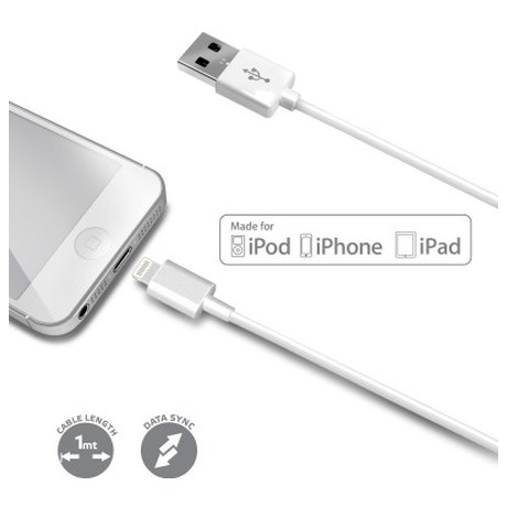 Celly USBIP5 data cable Apple Lightning (foto 1)