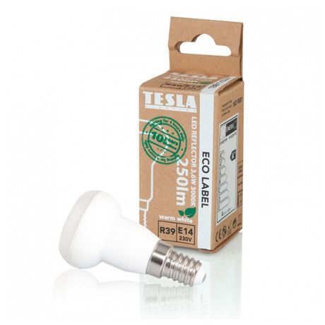 Žárovka LED Tesla reflektor R39, 3,6W, E14, teplá bílá - Tesla reflektor R39, 3,6W, E14, teplá bílá (foto 4)