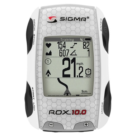 Cyklopočítač Sigma Rox 10.0 GPS Basic - bílá