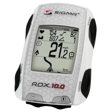Cyklopočítač Sigma Rox 10.0 GPS Basic - bílá