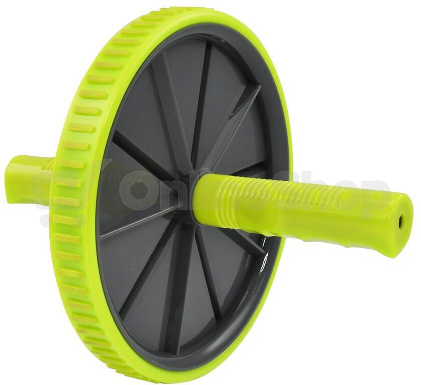 Posilovací kolečko LIFEFIT Exercise Wheel Single černá/zelená