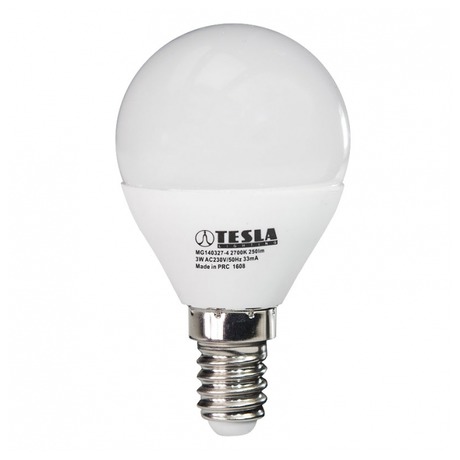 Žárovka LED Tesla mini globe, 3W, E14, teplá bílá - Tesla mini globe, 3W, E14, teplá bílá (foto 2)