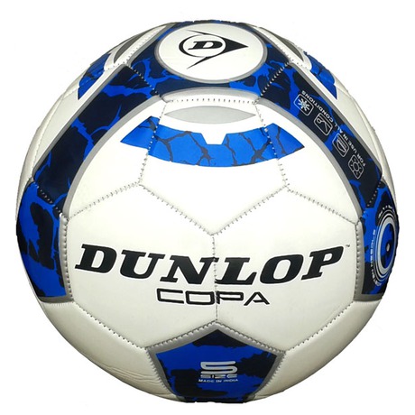 Fotbalový míč Dunlop Copa - černá/bílá/modrá - Dunlop Copa -&nbsp;černá/bílá/modrá (foto 2)