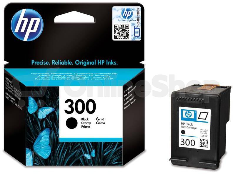 HP Inc. HP 300 Black Original Ink Cartridge (CC640EE#BA3)