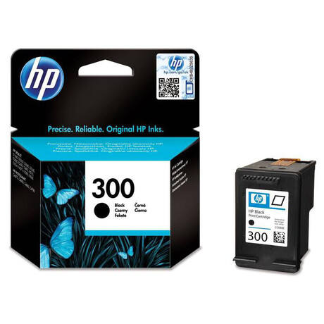 HP Inc. HP 300 Black Original Ink Cartridge (CC640EE#BA3)