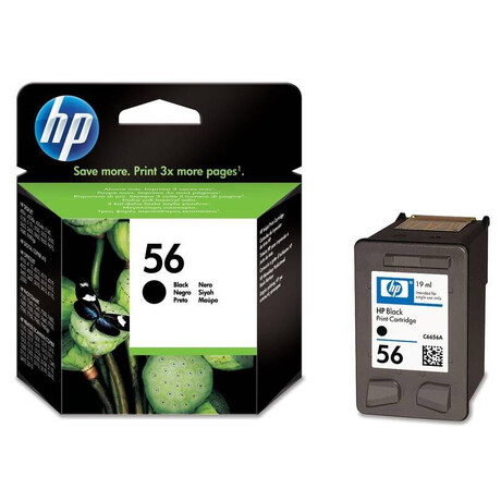 HP Inc. HP 56 Black Ink cart, 19 ml, C6656AE (520 pages) (C6656AE#UUQ)