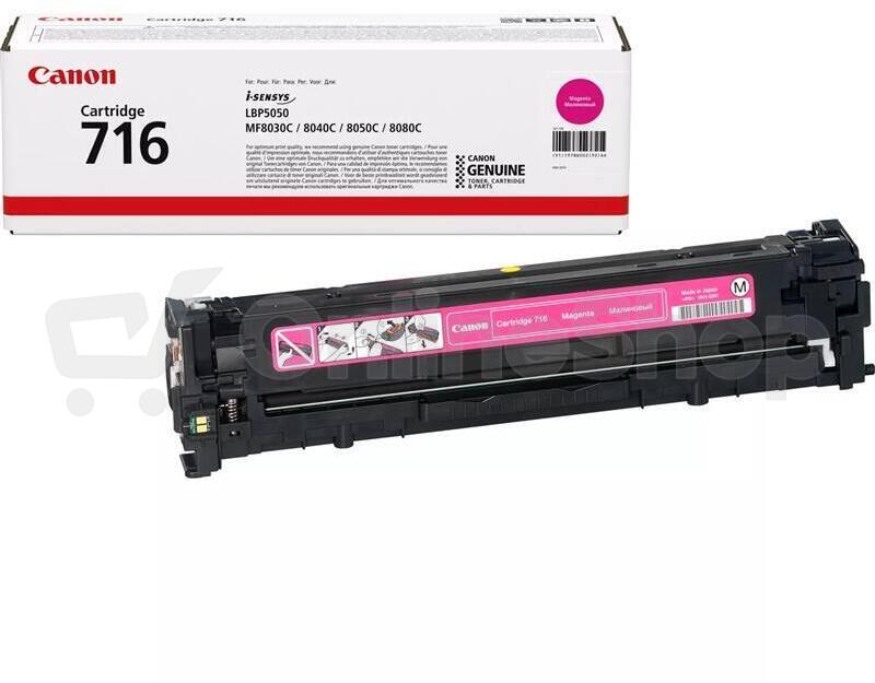 Toner Canon CRG-716M, 1500 stran originální - červený