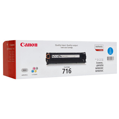 Toner Canon CRG-716C, 1500 stran originln - modr