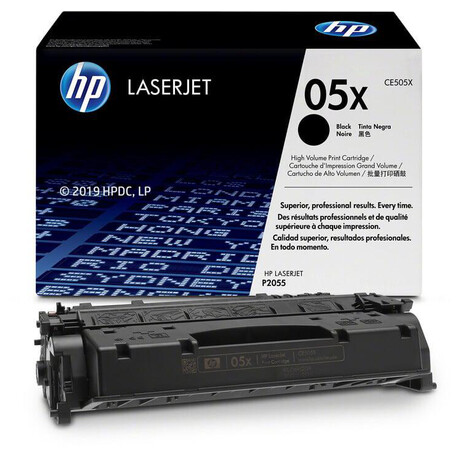 HP Inc. HP 05X Black LJ Toner Cart, CE505X (6,500 pages)