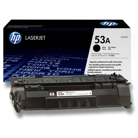 HP Inc. HP 53A Black LJ Toner Cart, Q7553A (3,000 pages)