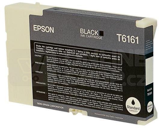 Inkoustová náplň Epson T616100, 76ml originální - černá