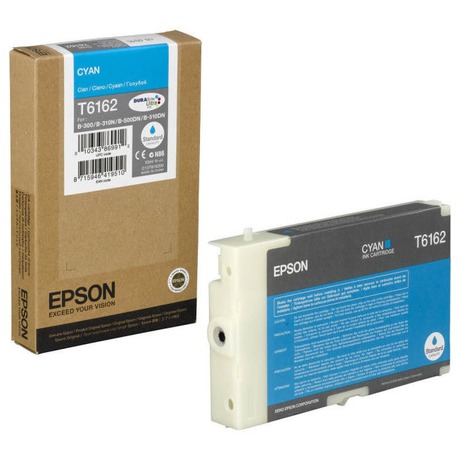 Inkoustová náplň Epson T616200, 53ml originální - modrá