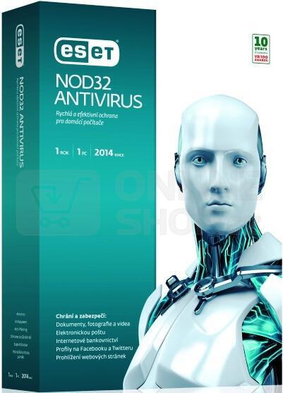 Software ESET OD32 Antivirus 1 PC/1 rok - krabicová verze