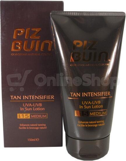Mléko urychlující proces opalování Piz Buin SPF 15, 150 ml