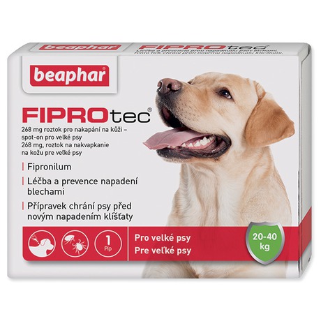 Pipeta Beaphar Spot on Fiprotec pro psy L 20 - 40 kg - Beaphar Spot on&nbsp;Fiprotec pro psy L&nbsp;20 -&nbsp;40 kg (foto 2)