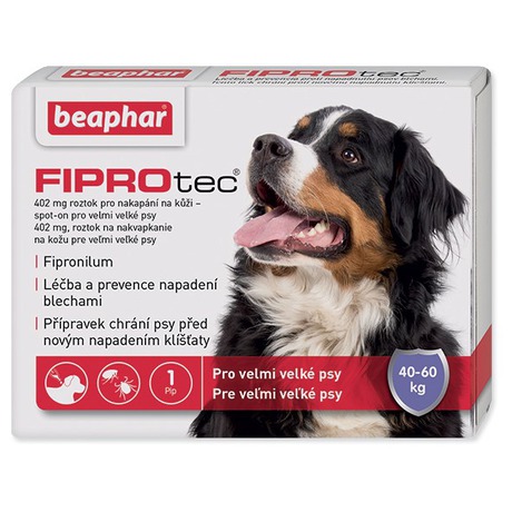 Pipeta Beaphar Spot on Fiprotec pro psy XL 40 - 60 kg - Beaphar Spot on&nbsp;Fiprotec pro psy XL&nbsp;40 -&nbsp;60 kg (foto 1)