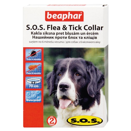 Antiparazitní obojek Beaphar SOS pro psy 65 cm
