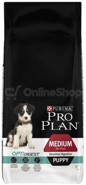 Granule Purina Pro Plan MEDIUM PUPPY Sensitive Digestion Kuřecí 12 kg