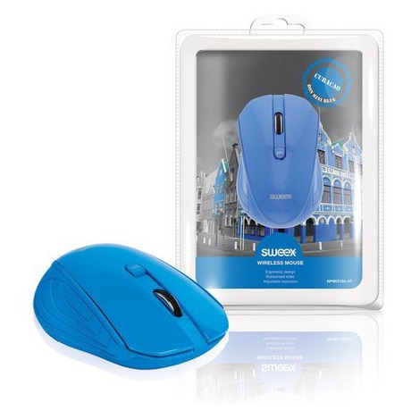 SWEEX Curacao Wireless Mouse, blue