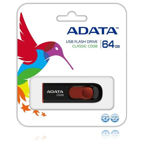 ADATA C008, 64GB, USB 2.0, ,&nbsp;DashDrive Classic (foto 1)