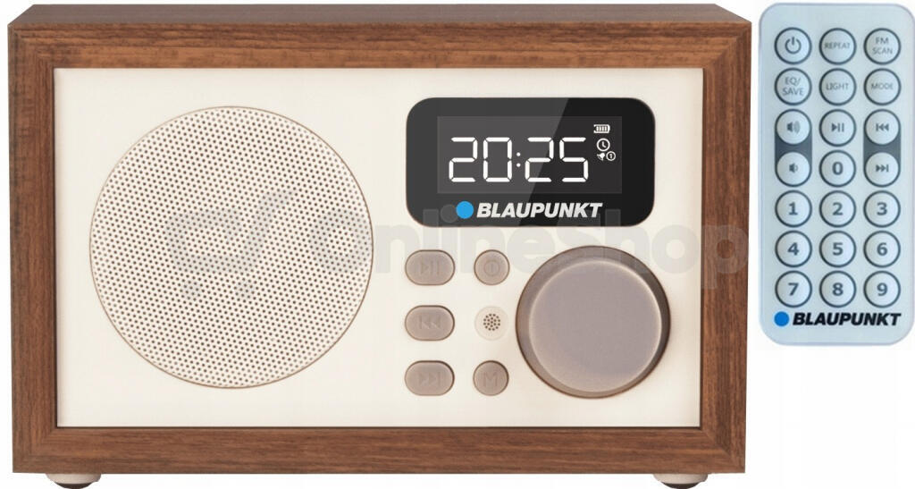 Rádio BLAUPUNKT HR5BR, FM PLL/SD/USB/AUX, budík
