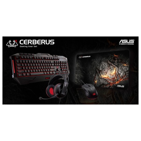 Klávesnice ASUS Cerberus US- černá - Asus Cerberus US- černá (foto 4)