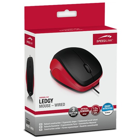 SPEEDLINK Ledgy Mouse - red