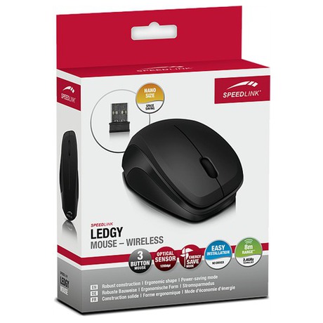 SPEEDLINK Ledgy Wireless Mouse - black