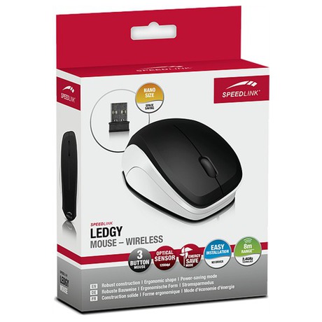 SPEEDLINK Ledgy Wireless Mouse - white