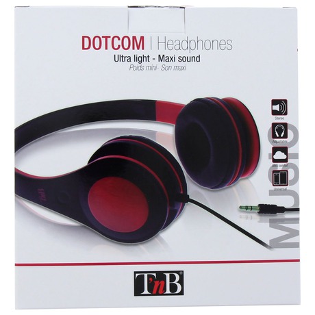 T`nB Dotcom Red Headphones