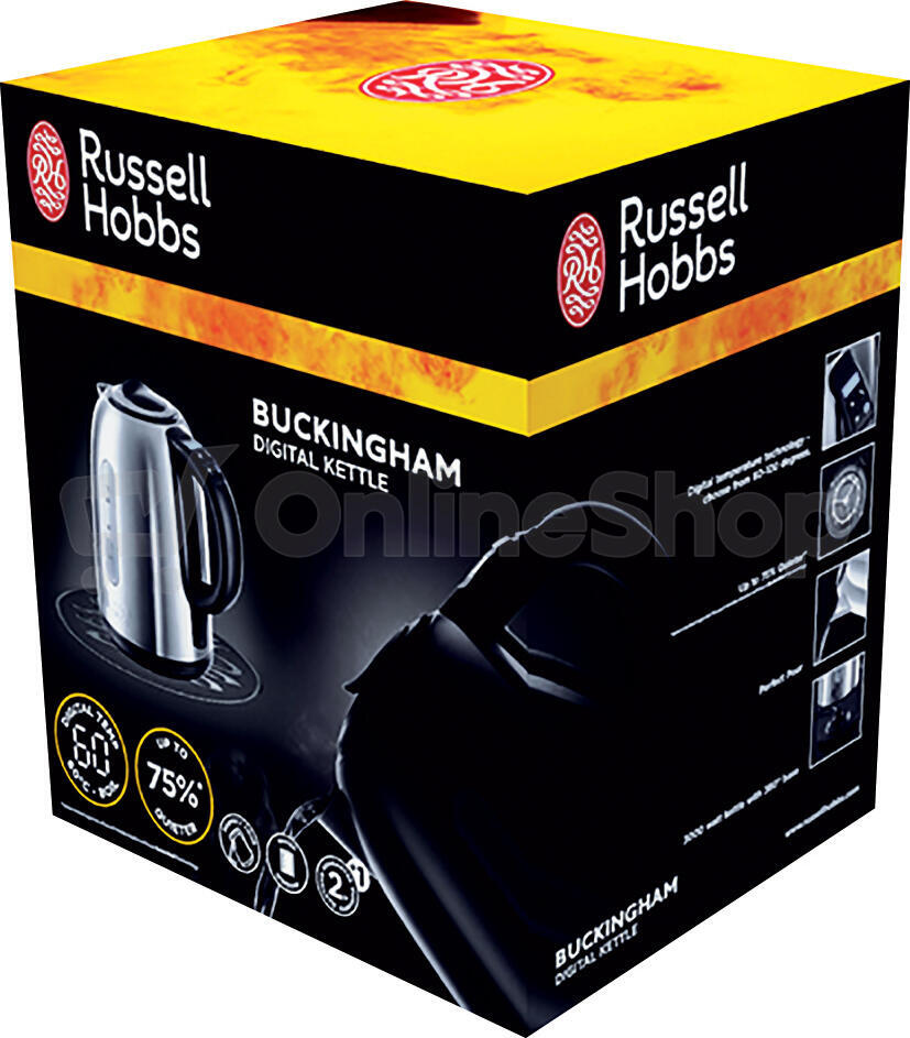 Russell Hobbs Buckingham digitální konvice 21040-70 | ONLINESHOP.cz