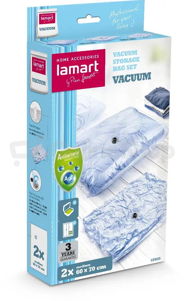 Úložný vak Lamart Vacuum LT8025 60x70cm, 2ks