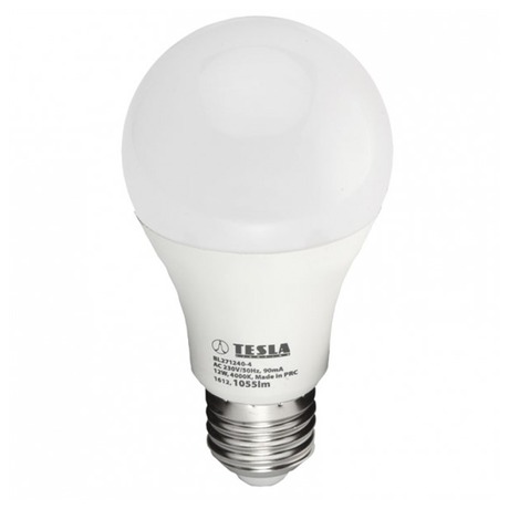Žárovka LED Tesla klasik, 12W, E27, studená bílá - Tesla klasik, 12W, E27, studená bílá (foto 1)