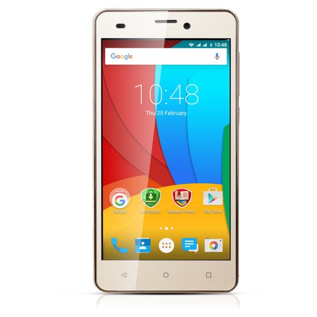 Mobilní telefon Prestigio Muze A5 Dual SIM - zlatý