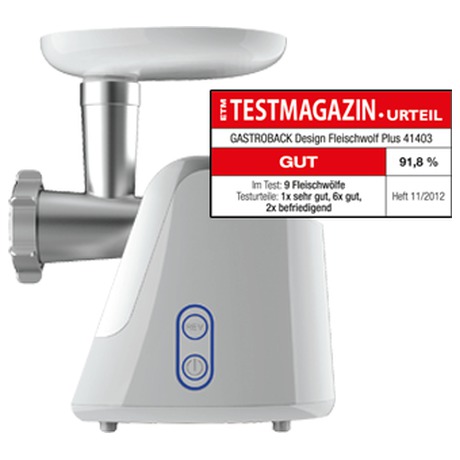 Gastroback 41403-Gastro Profi Mlýnek na maso s příslušenstvím,1.500 W max - GASTROBACK 41403 (foto 4)
