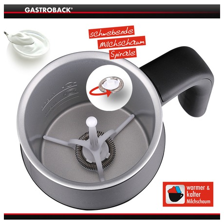 Gastroback 42326-Gastro Profi automatický výrobník mléčné pěny ,350 ml/1.min, 380W BLACK - GASTROBACK 42326 (foto 1)