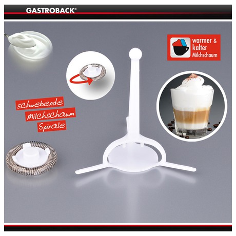 Gastroback 42326-Gastro Profi automatický výrobník mléčné pěny ,350 ml/1.min, 380W BLACK - GASTROBACK 42326 (foto 5)