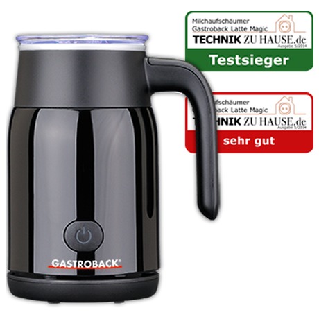 Gastroback 42326-Gastro Profi automatický výrobník mléčné pěny ,350 ml/1.min, 380W BLACK - GASTROBACK 42326 (foto 2)