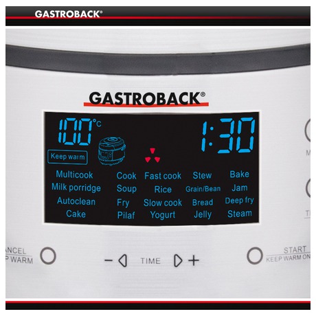 Gastroback 42526 Multifunkční hrnec, objem 5L, 20 programů, 950W - GASTROBACK 42526 (foto 1)
