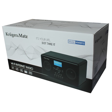 Kruger&Matz KM0812 - Internetové rádio, FM rádio, displej, AUX, black. - Kruger&Matz KM0812 (foto 4)