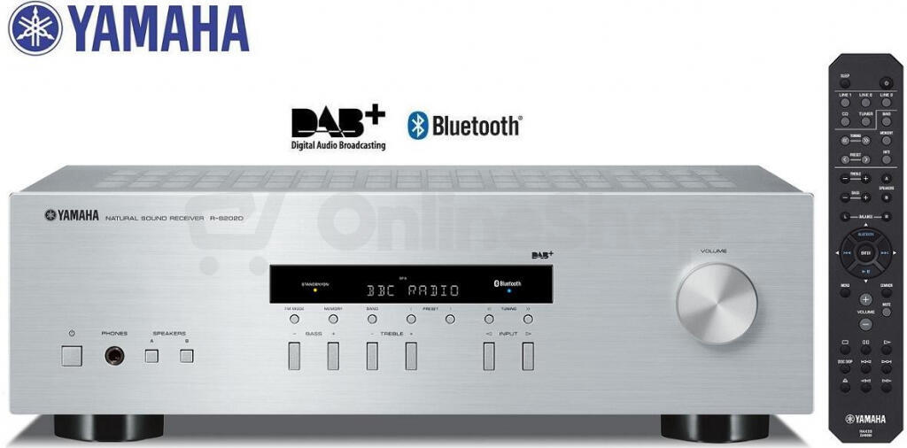 Stereo receiver Yamaha R S202 (D) stříbrná