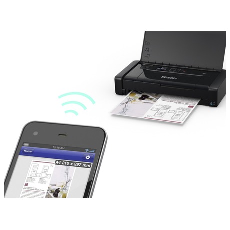 Tiskrna inkoustov Epson WF-100W A4, 7str./min, 4str./min, 4800 x 1200, WF, USB - Epson WF-100W A4, 7str./min, 4str./min, 4800 x 1200, - ern (foto 1)