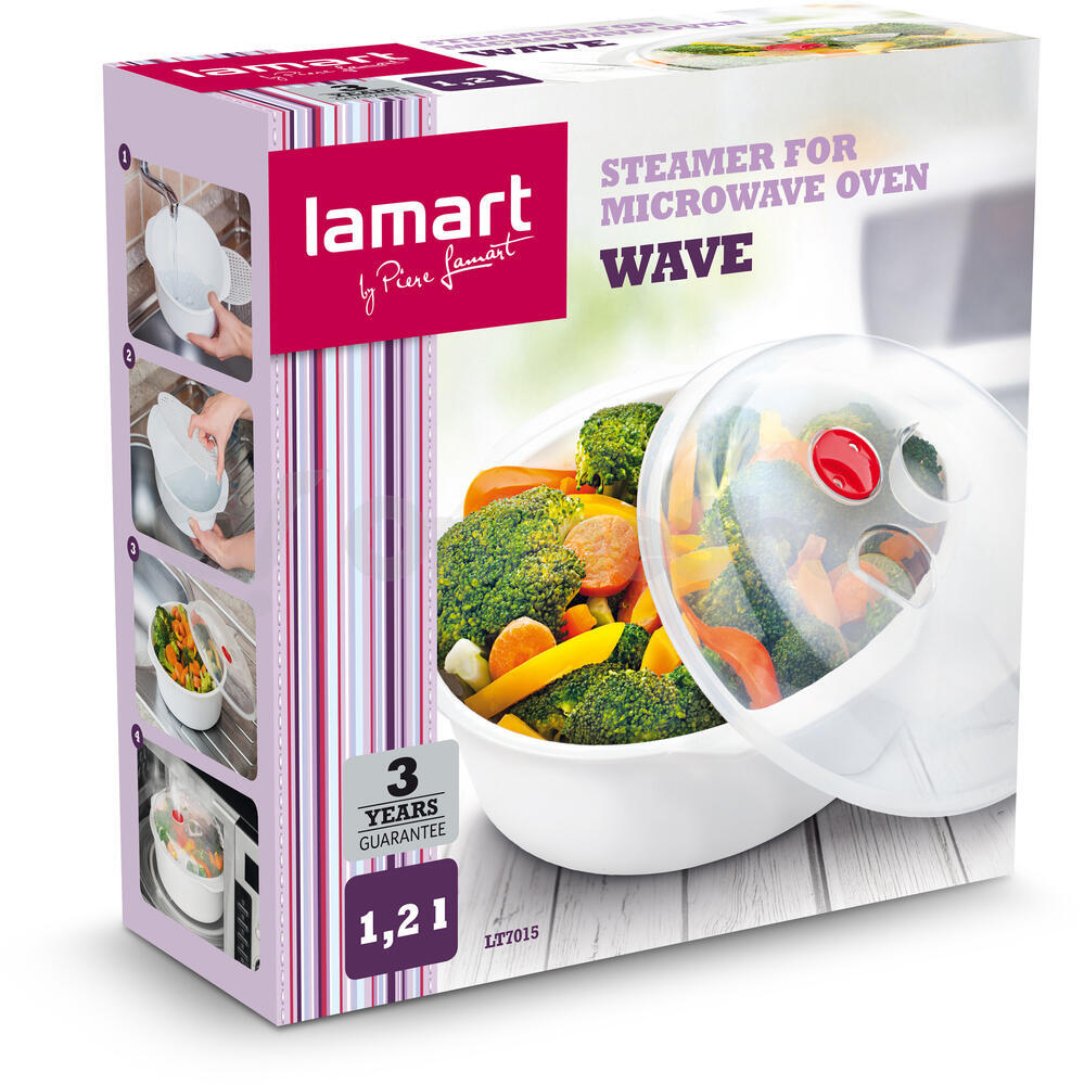 Pařák do mikrovlnné trouby Lamart Wave LT7015, 22CM