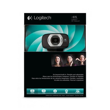Webkamera Logitech HD Webcam C615 - černá