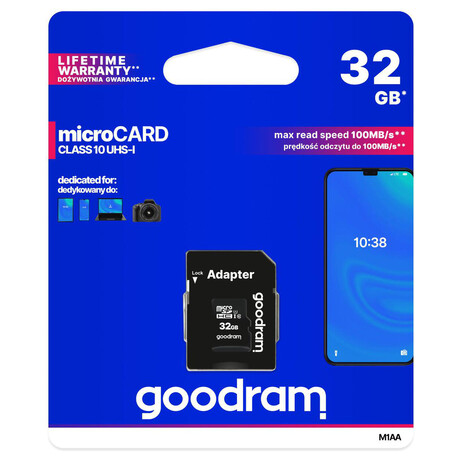 Pamov karta GOODRAM 32GB CL10 UHS1